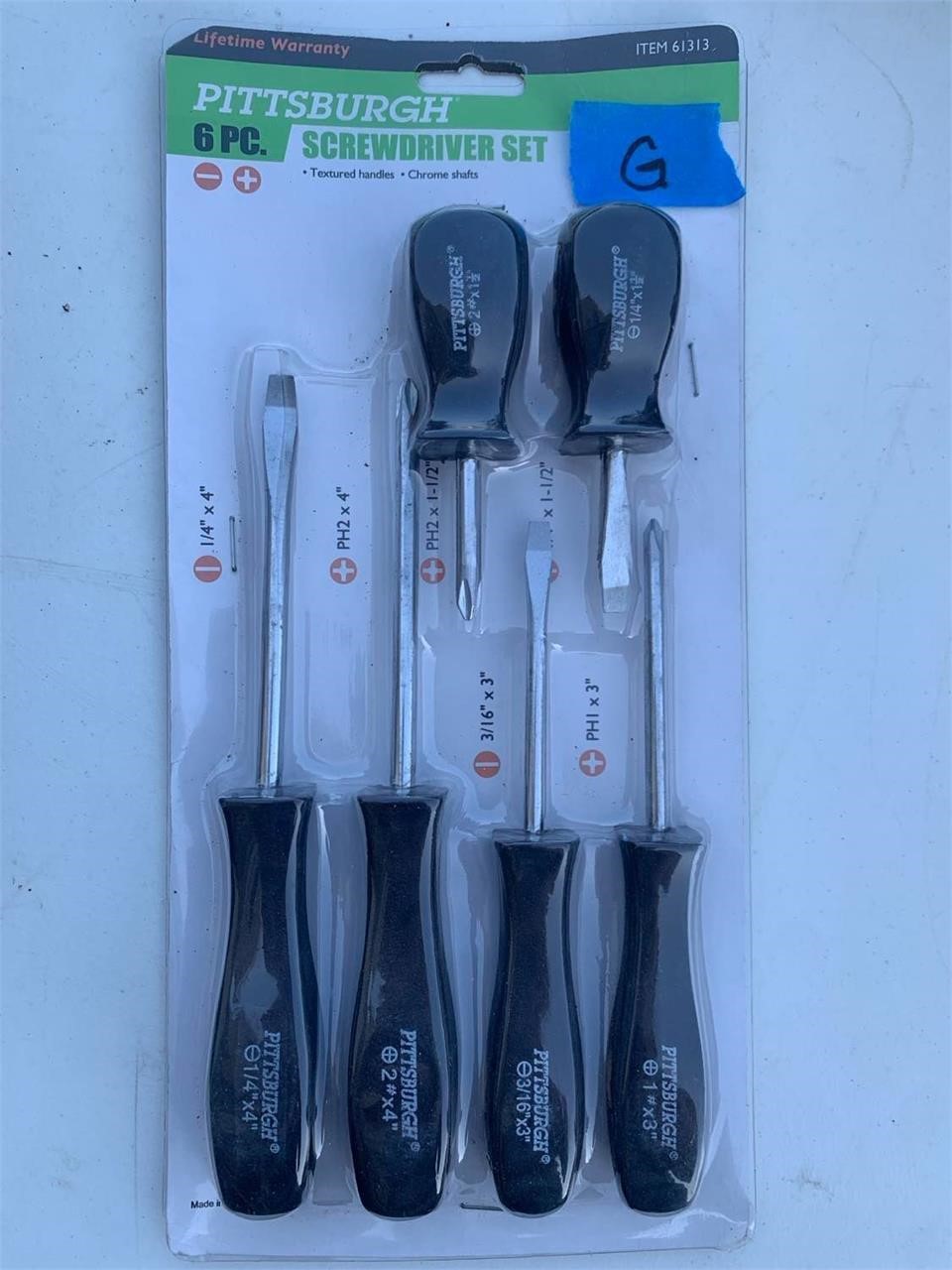 Pittsburgh Screwdriver Set - New