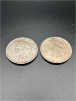 2-1922 Peace Dollars