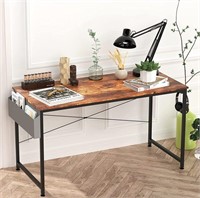 31.5 inch Computer Desk with Non-Woven Storage Bae