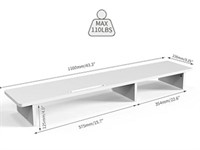 Rathsyme Dual Monitor Stand Riser 43.3 In