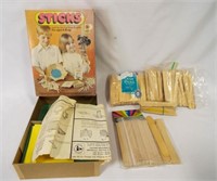 Popsicle Sticks & Instructions for 6 Popsicle