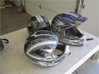 Youth motorcycle helmets