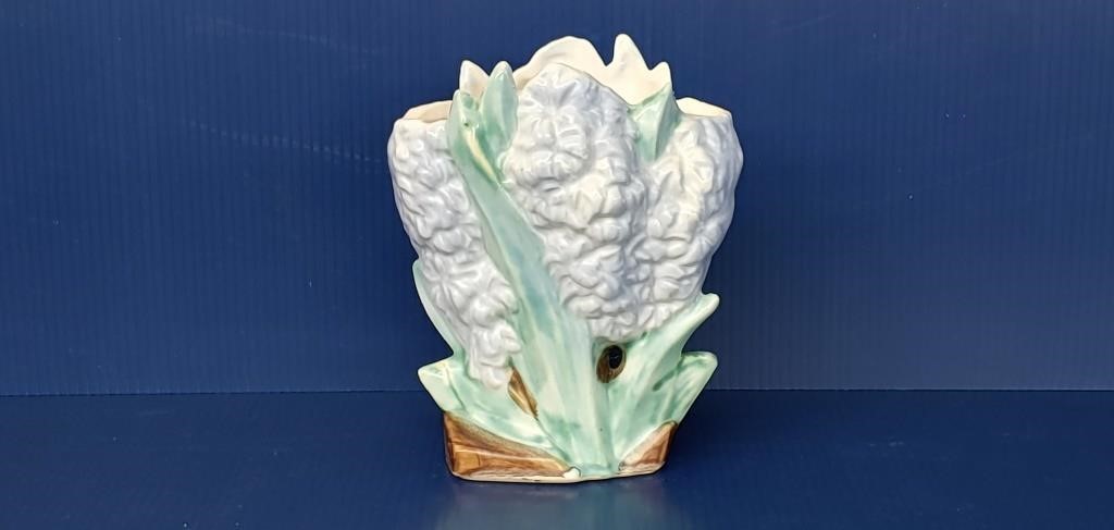 Vintage McCoy Pottery, Blue Hyacinth Flower Vase