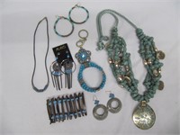 BLUE & TURQUOIS JEWELRY