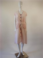 Vintage 1930s Checkered Cotton Dress