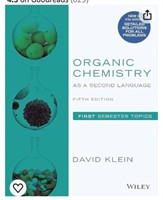 Organic Chemistry as a Second Language: First