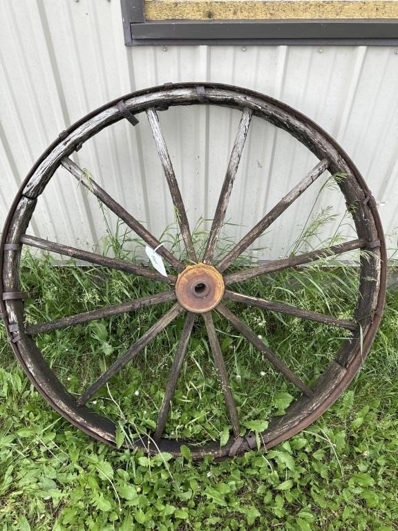 Wooden Wagon Wheel