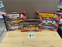 8 - 1:64 SCALE NASCAR RACING TEAM TRANSPORTERS