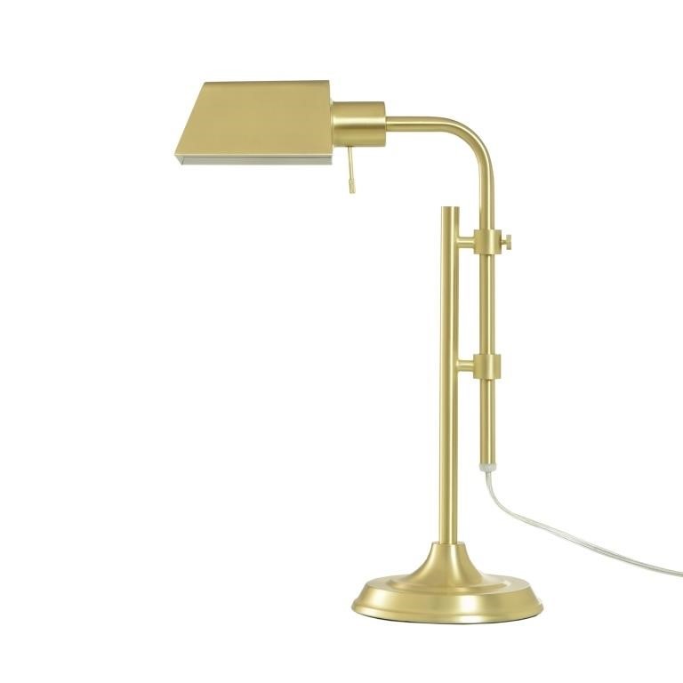 C280 Brass Pharmacy Desk Lamp 17.25 x 24.