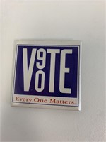 Vote Everyone Matters pin