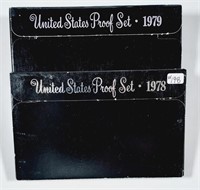 1978 & 1979  US. Mint Proof sets