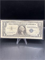 Error Note 1$ Silver Certificate 1957-A
