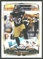 Shiny Parallel Troy Polamalu Pittsburgh Steelers