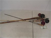Lot of Fly Fishing Rods & Reels - South Bend &