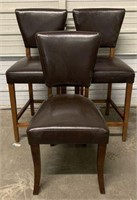 Pier 1 Leather Like Counter Height Stools & Dining