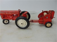 Old Metal Tru-Scale Tracter and Farm Equipment