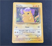 Pikachu Base Set 58/102 Pokemon Card