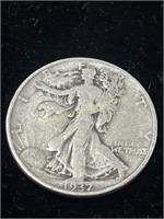 1937 Silver Walking Half Dollar VG
