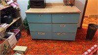 6 DRAWER CABINET WITH COUNTER TOP