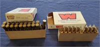 19 Rounds of  264 Win Mag Ammo and Brass