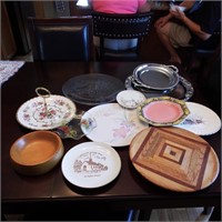 Selection of Serving Plates and Trays