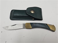 USA Colonial Popcket Knife W/MAtching Sheath