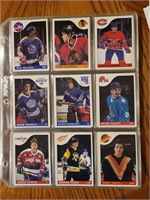 (9) 85-86 OPC Hockey Cards