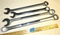 4 Large Combination Wrenches