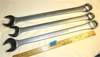 3 Large Combination Wrenches- Williams