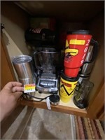 Yeti cups, Ninja Professional, cabinet contents