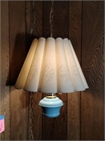 Vintage Oil Lamp Style Hanging Light / Swag