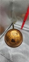 vintage copper strainer