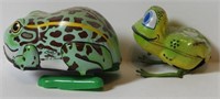 Lot #1255 - Yone Japanese wind-up frog 4”and