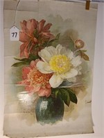Vintage Print Floral SLL Paul de Longpie 1894