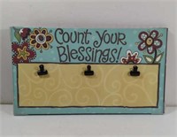 New Count Your Blessings Canvas Clip Board