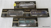 4 K-Line Classic Freight Cars, OB