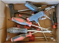 ASSORTED TOOLS; SCREW DRIVERS,