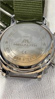 Mens waterproof Megalith watch