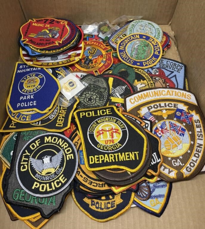 Assorted Police / Fire Patches , Georgia , Philly