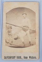 DAVENPORT BROTHERS ROPE WALKERS CDV IMAGE
