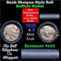 Buffalo Nickel Shotgun Roll in Old Bank Style 'Bel