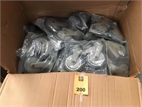 Box of Casters with and without locks