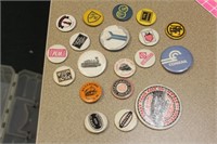 Lot of Vintage Railroad Pins and Buttons