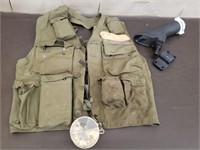 Vintage US Military Type C-1 Vest w/ Assorted