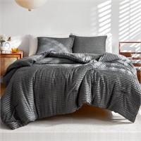 WARMDERN King Boho Stripe Comforter Set