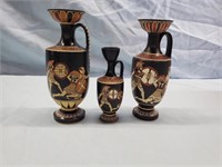 Antique Handpainted Greecian Vases