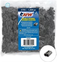 Fishing Wire Double Barrel Crimp Sleeves, 1000-PCS