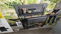 Keter Patio Cooler & Beverage Cart (DAMAGED)