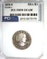 1979-S T-1 Susan B Anthony PCI PR70 DCAM