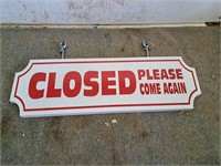 Closed sign 24"W